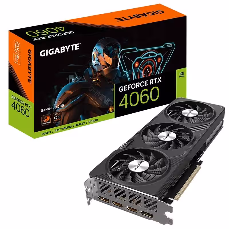 کارت گرافیک گیمینگ گیگابایت مدل GeForce RTX 4060 Gaming OC ظرفیت 8 گیگابایت