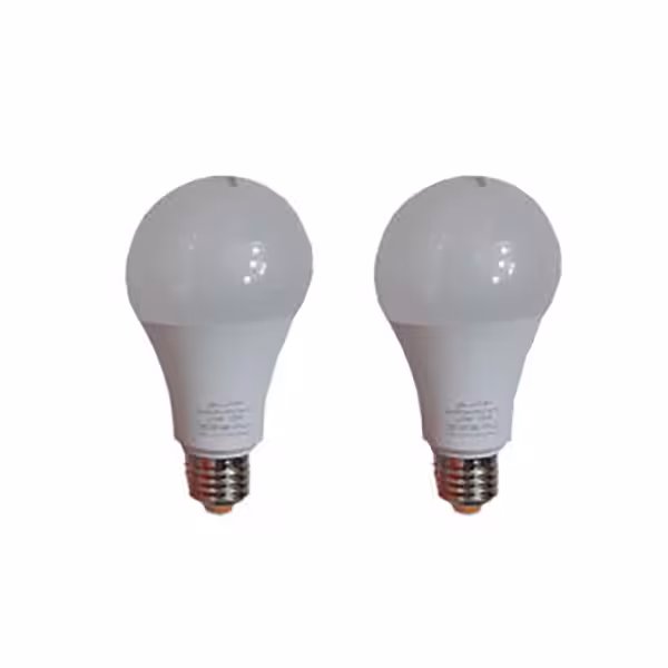 پک 2 تایی لامپ ال ای دی 15 وات نمانور مدل A70 پایه E27