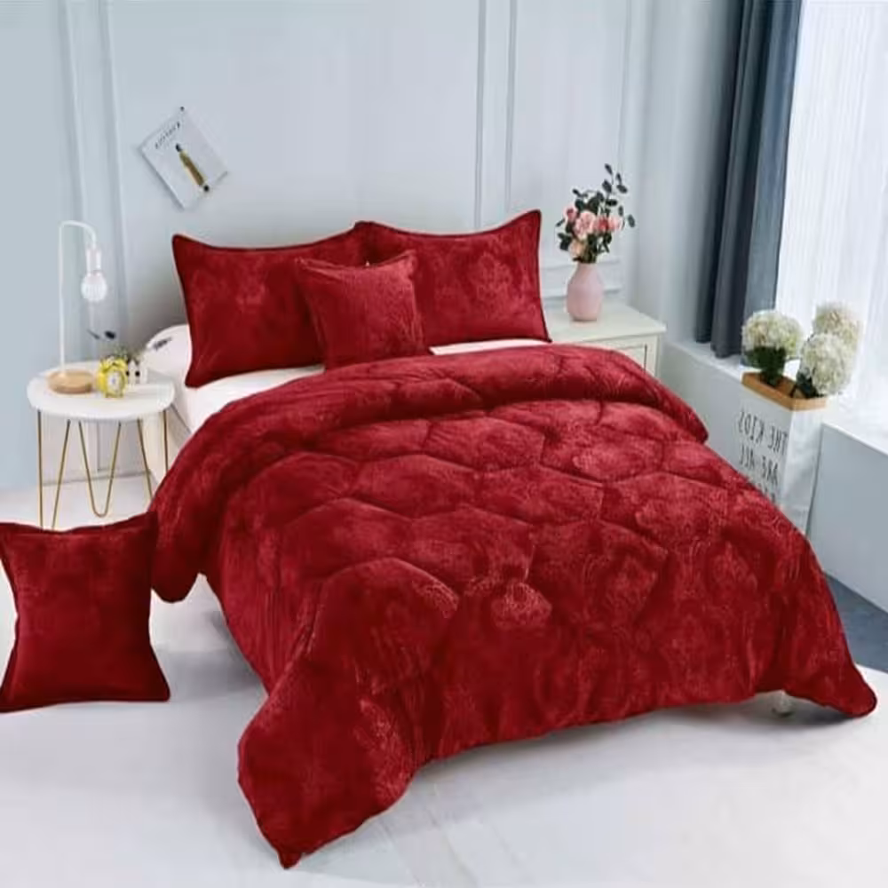 روتختی مخمل شانل زرشکی کد B21