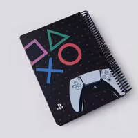 دفتر خط‌ دار 100 برگ پلی استیشن مشکی لانگو (Lango)