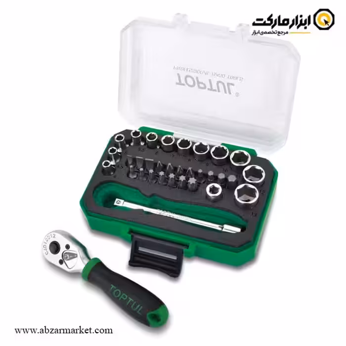 جعبه بکس تاپ تول 33 پارچه 1/4 اینچ مدل GABW3301