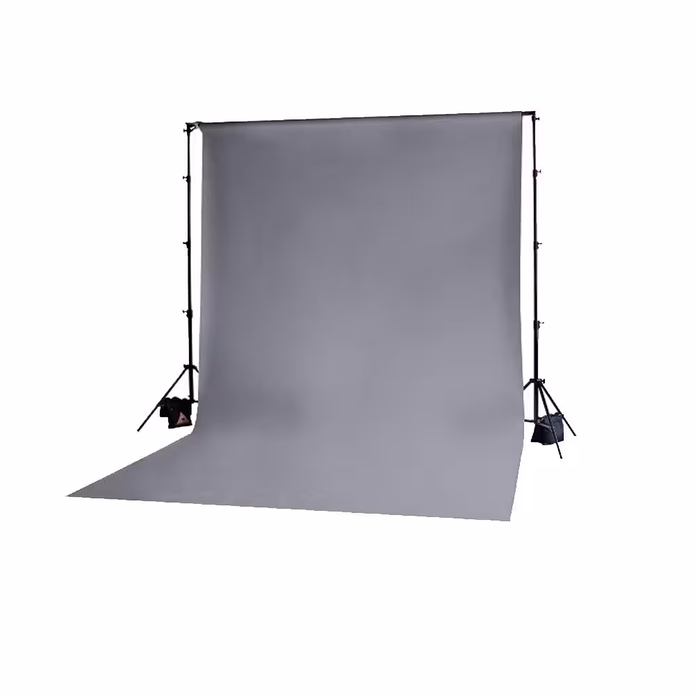 فون عکاسی شطرنجی بکگراند طوسی Backdrop 2×3 Nonwoven Fabric Gray