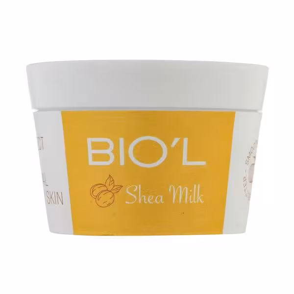 کرم مرطوب کننده کاسه ای Biol بیول مدل شیر و شی باتر پوست معمولی و خشک 200 میل