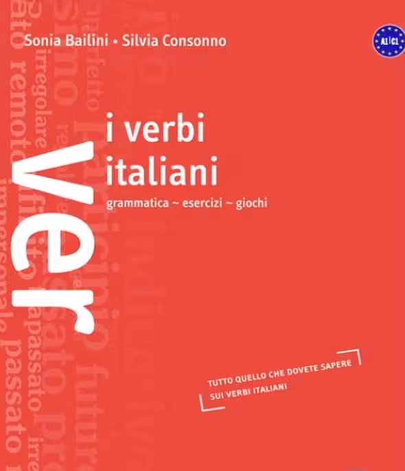 مهارت صرف فعل ایتالیایی | کتاب ایتالیایی i verbs Italiani A1 C1