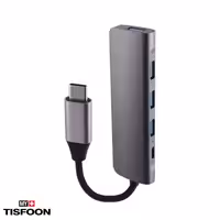 هاب 5 پورت Type C کی نت K-MFCMS305 مدل S3