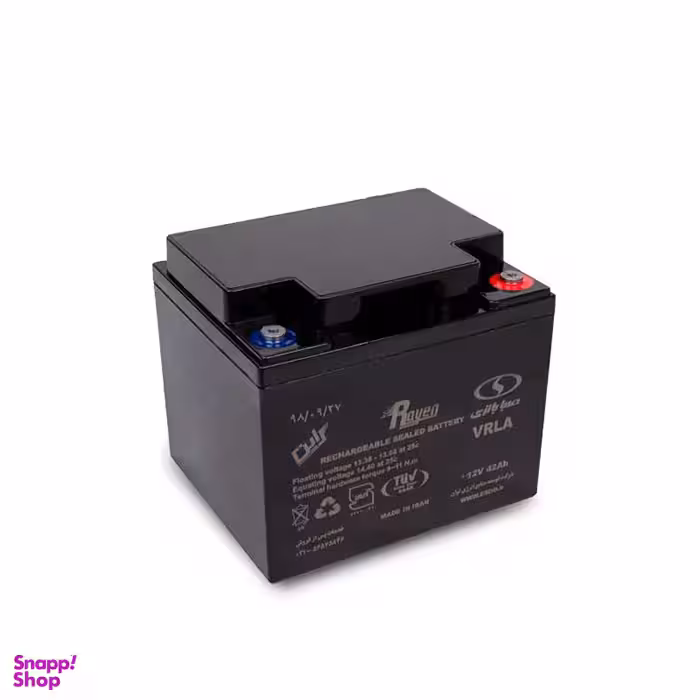 باتری UPS صبا باتری (Saba Battery) مدل سیلد 12 ولت / 42 آمپر ساعت رنگ مشکی
