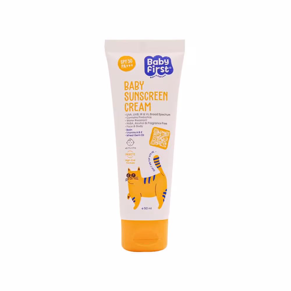 کرم ضد آفتاب کودکان SPF30 بیبی فرست سی گل | 50 میلی لیتر