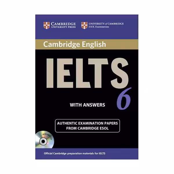 کتاب زبان IELTS Cambridge 6 همراه با CD انتشارات کمبریج