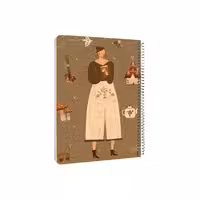 دفتر سیمی سایز A4 کد 9 برند مستر نوت