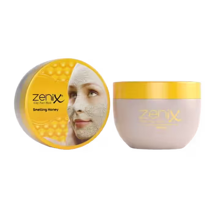 ماسک شاداب کننده خاک رس و عسل زنیکس Zenix وزن 350 گرم