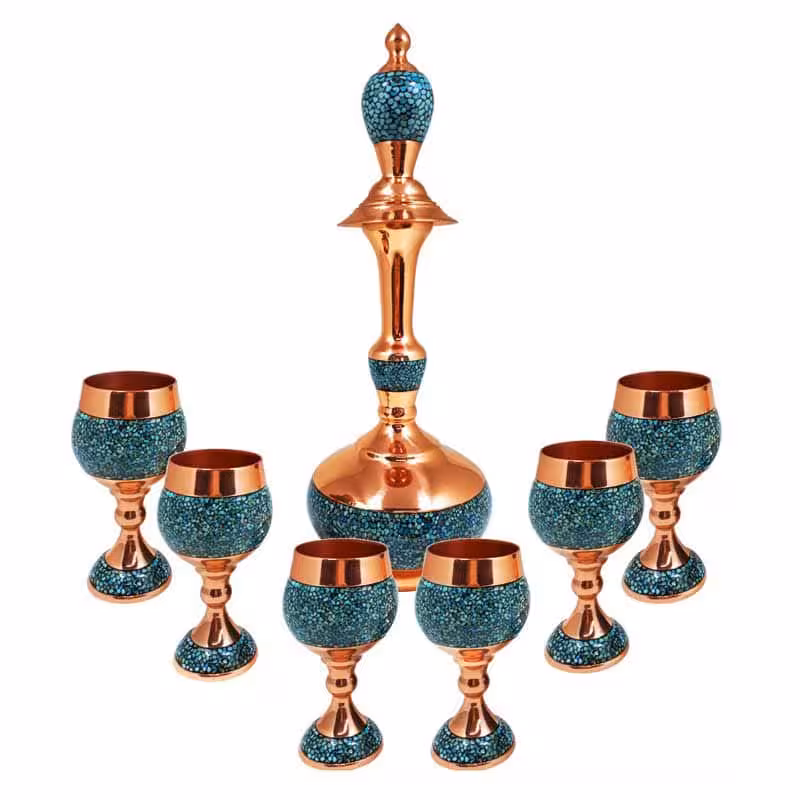 ست شربت خوری فیروزه کوب