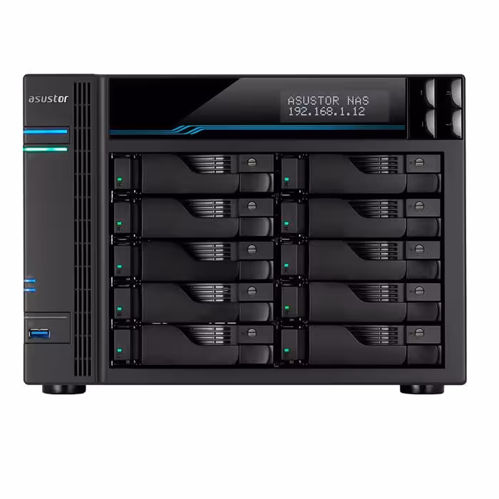 ذخیره ساز تحت شبکه ایسوستور مدل Asustor Lockerstor 10 Pro AS7110T