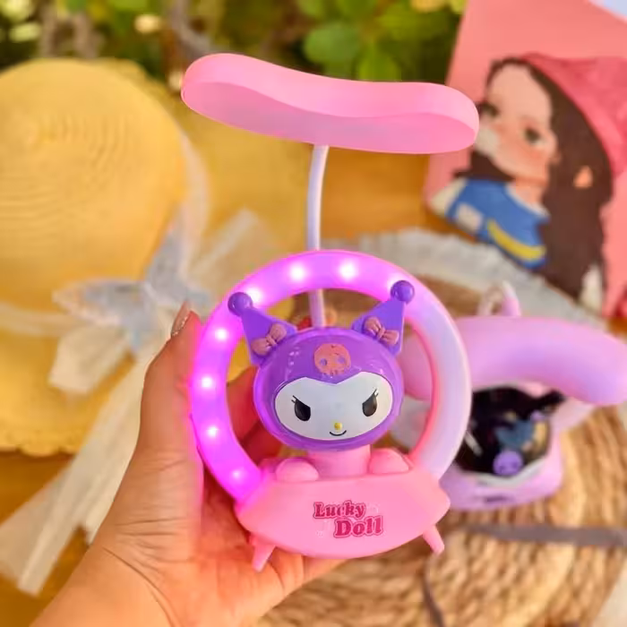 چراغ مطالعه و خواب رینگ لایت طرح کرومی