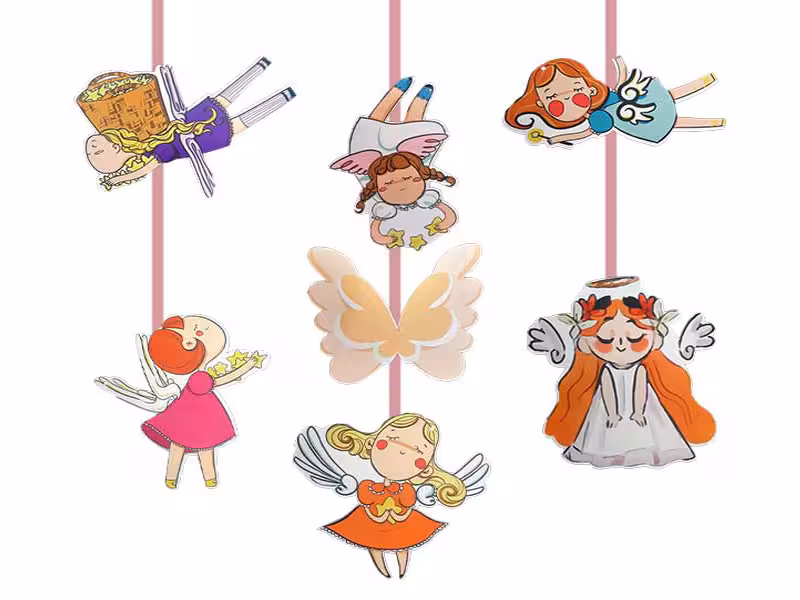 آویز فرشته ( 7 تکه )