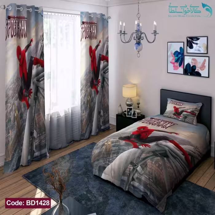 روتختی طرح مرد عنکبوتی یکنفره کد BD1428