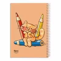 دفتر40برگ نقاشی سیمی وزیری فانتزی الیپون کد289کارتن96عددی