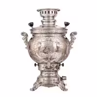 سماور گازی طاووس کد 2-117 گنجایش 6 لیتر