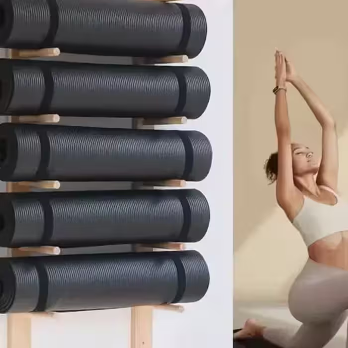 رک چوبی دیواری مت یوگا مدل Alfa