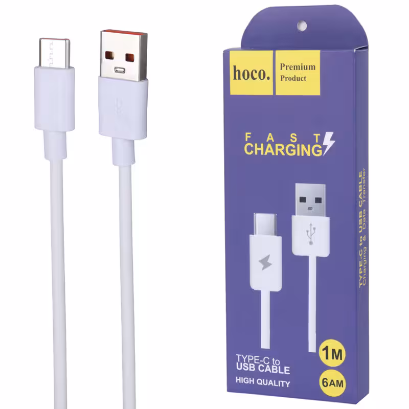 کابل تایپ سی فست شارژ Hoco Highcopy طول 1 متر