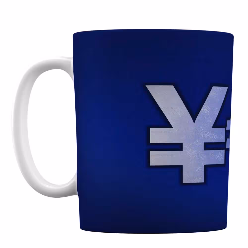 لیوان سرامیکی لاکچری با طرح YES کد 625