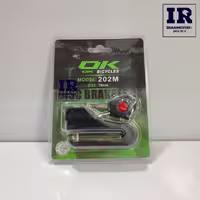 قفل دیسک سایز بزرگ 10mm برند OK مشکی