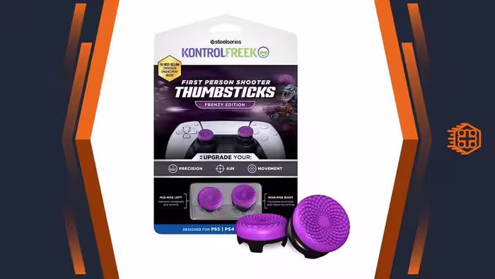 کاور آنالوگ کنترلر KontrolFreek مخصوص پلی استیشن – طرح Frenzy Purple