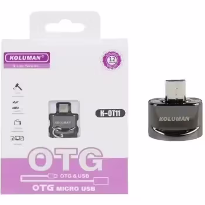 تبدیل OTG microUSB به USB کلومن مدل K-OT11