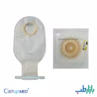 پکیج کیسه استومی دو تکه (سایز 45)   چسب پایه صاف استاپ مد