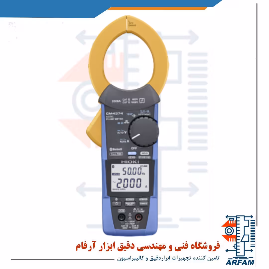 امپرمتر کلمپی با اتصال بلوتوث HIOKI CM4374