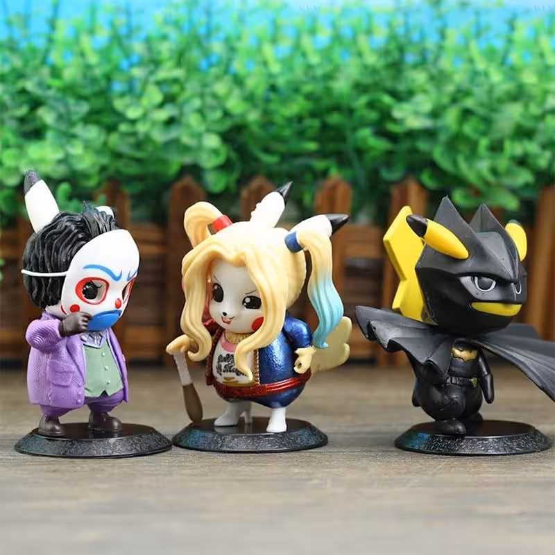 فیگور پیکاچو با لباس مبدل Pokemon ست 3 عددی