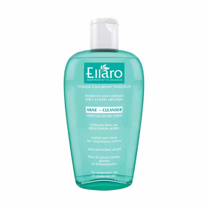 تونر پاك كننده پوست فرش بالانسینگ الارو مناسب پوست چرب | Ellaro Fresh Balancing Toner