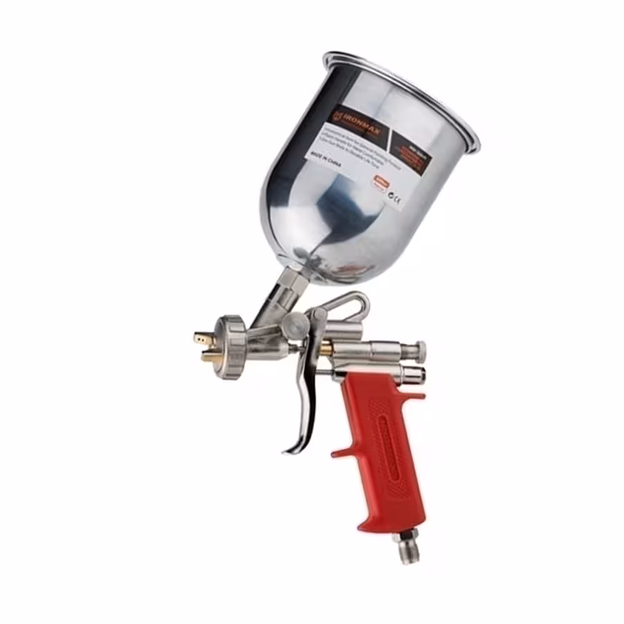 پیستوله بادی رنگ پاش کاسه ای دو تنظیم آیرون مکس مدل IM-SE16