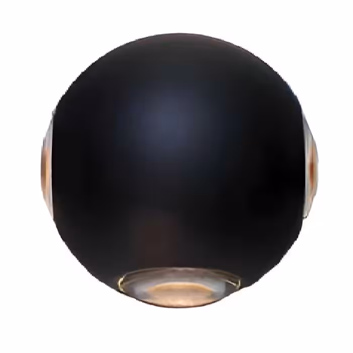 چراغ دیواری چهارطرفه روکار12 وات SMD گرد ستاره شمال مدلLI178