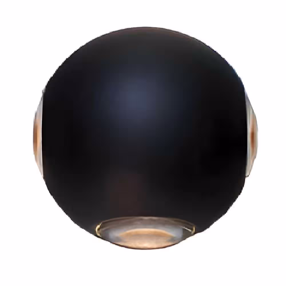 چراغ دیواری چهارطرفه روکار12 وات SMD گرد ستاره شمال مدلLI178