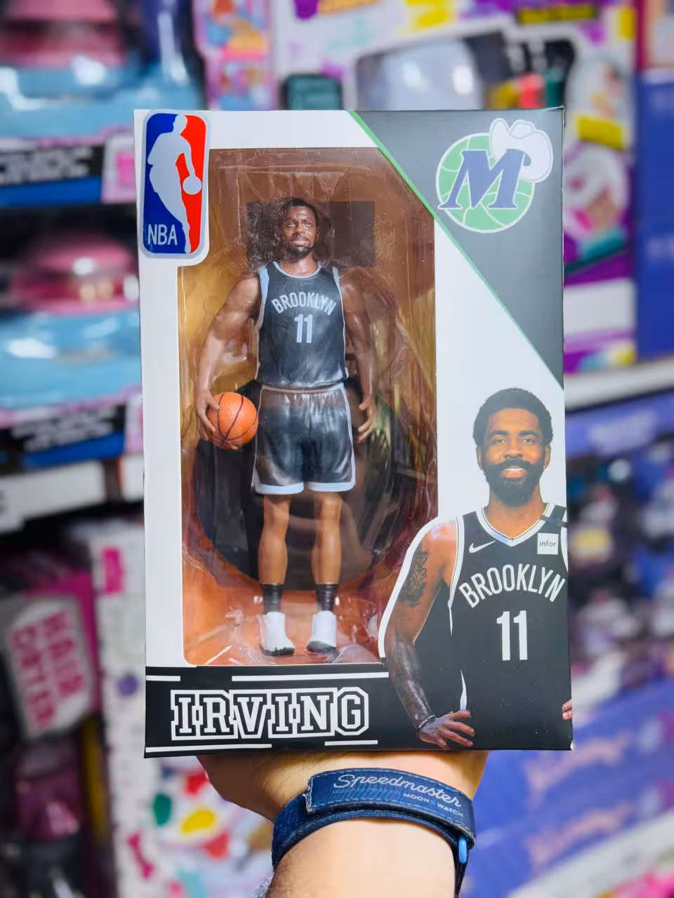 فیگور بسکتبال بسکتبالیست کایری اروینگ جعبه دار