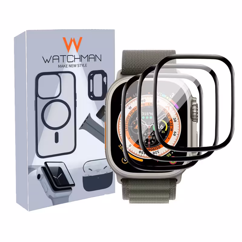 محافظ صفحه نمایش نانو واچ من مدل pmma-WM مناسب برای ساعت هوشمند X8 ULTRA 49 MM بسته سه عددی