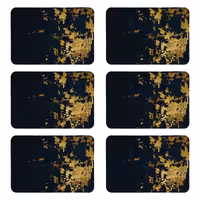 زیربشقابی طرح مدرن کد 8957 بسته 6 عددی | کالا مکس