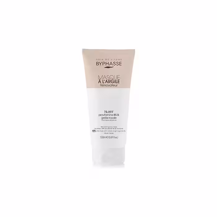 ماسک صورت ترمیم کننده بایفاس مدل خاک رس حجم 150 میل Byphasse RENOVATING CLAY MASK