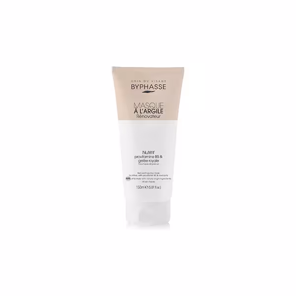 ماسک صورت ترمیم کننده بایفاس مدل خاک رس حجم 150 میل Byphasse RENOVATING CLAY MASK