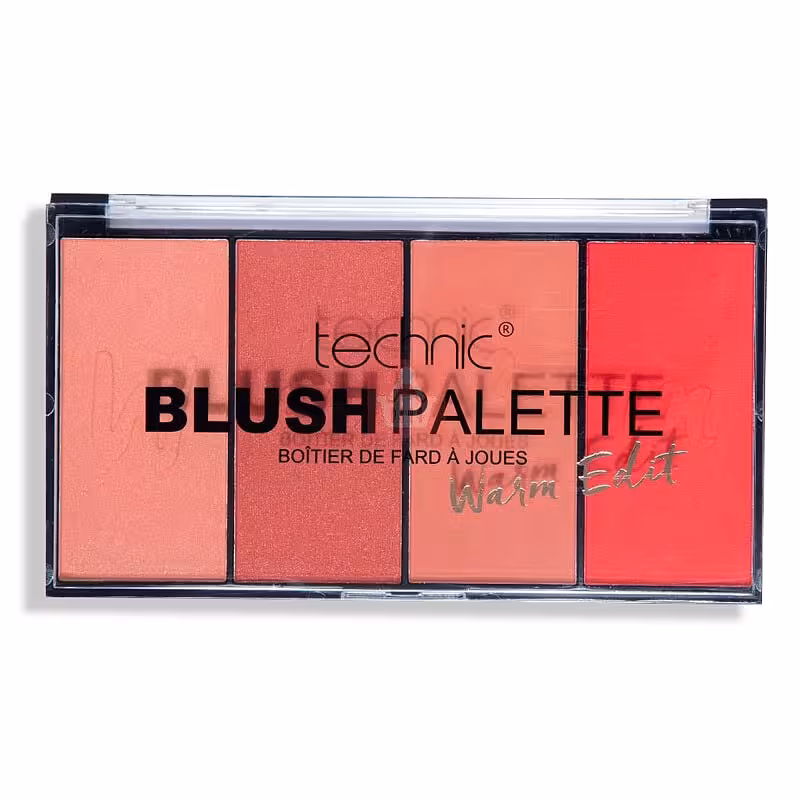 پالت رژگونه 4 رنگ تکنیک مدل WARM EDIT