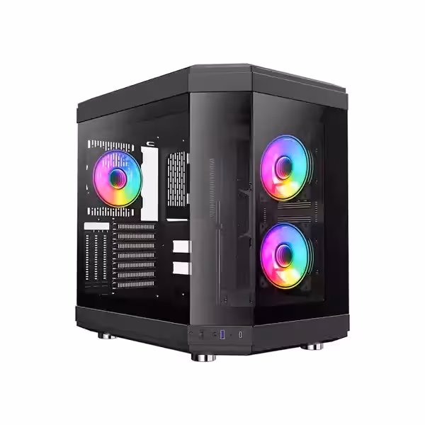 کیس گیمینگ گیم مکس GAMEMAX HYPE Black مشکی | آرکا 90