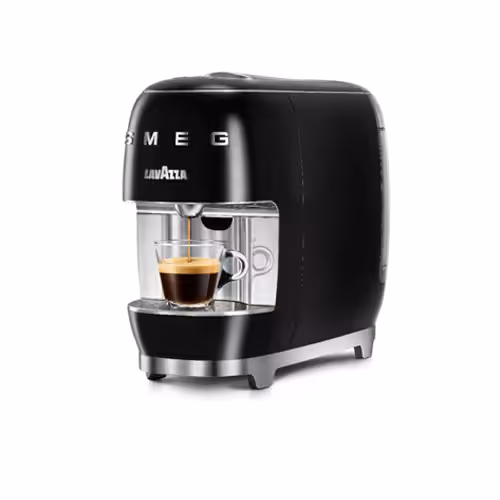 اسپرسوساز اسمگ لاوازا رنگ مشکی Lavazza A Modo Mio Smeg
