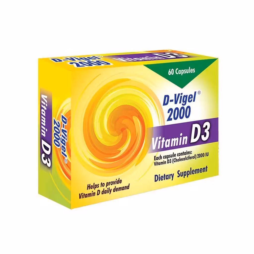 دانا کپسول ویتامین د3 2000/جعبه ای