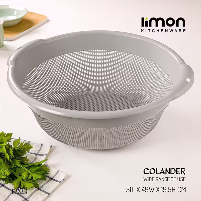 آبکش گرد دسته دار لیمون