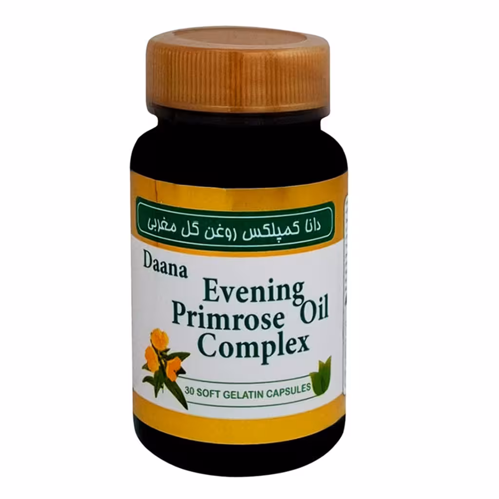 کپسول نرم کمپلکس روغن گل مغربی دانا | Daana Evening Primrose Oil Complex