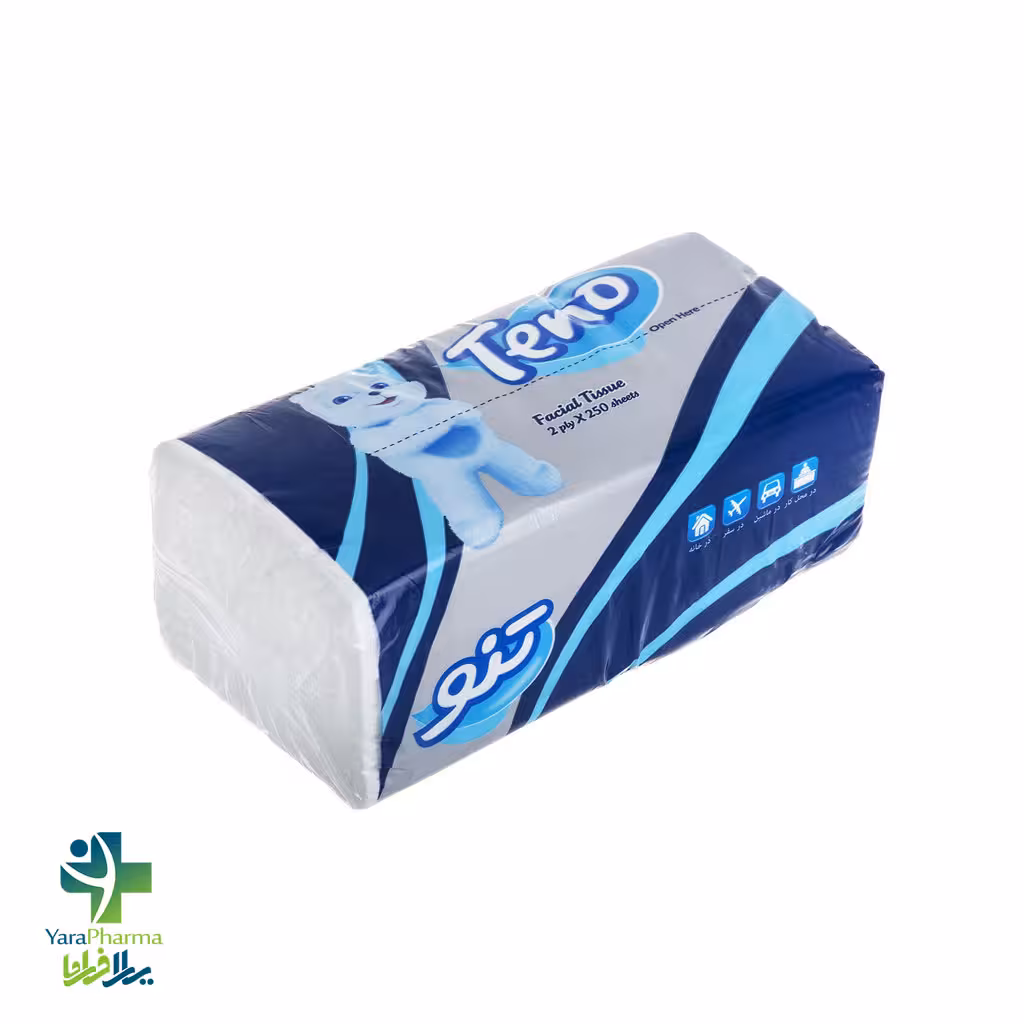 دستمال کاغذی نایلونی تنو 250 برگ