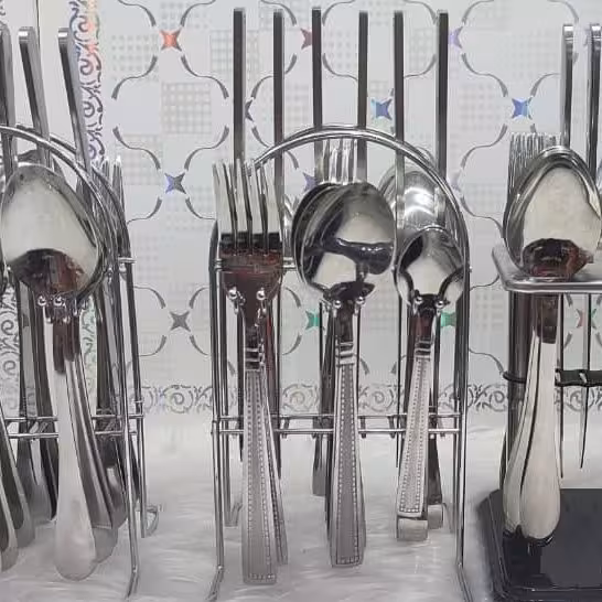 سرویس قاشق پایه دار ..24 پارچه