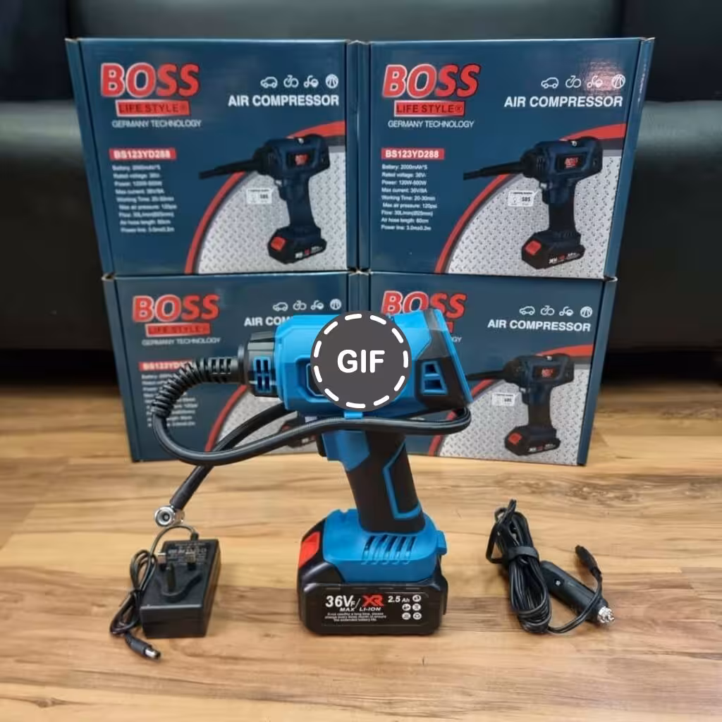 کمپرسور فندکی شارژی دو حالته باس مدل B-co