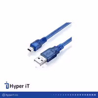 کابل miniUSB شیلددار 1.5 متری ای نت