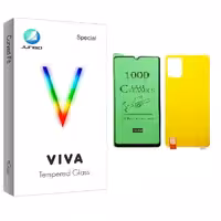 محافظ صفحه نمایش جانبو مدل CR مناسب برای گوشی موبایل اپل iphone 11Pro به همراه محافظ پشت گوشی